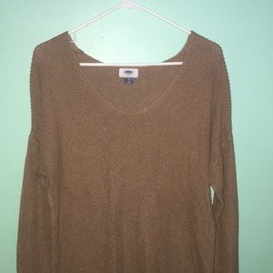 Brown oversized sweater